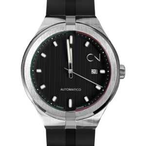 FKM Rubber strap<br>Nero di seppia