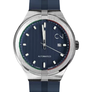 FKM Rubber strap<br>Blu mediterraneo