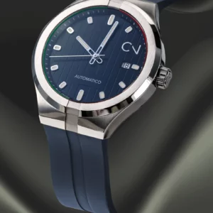 FKM Rubber strap<br>Blu mediterraneo - immagine 2
